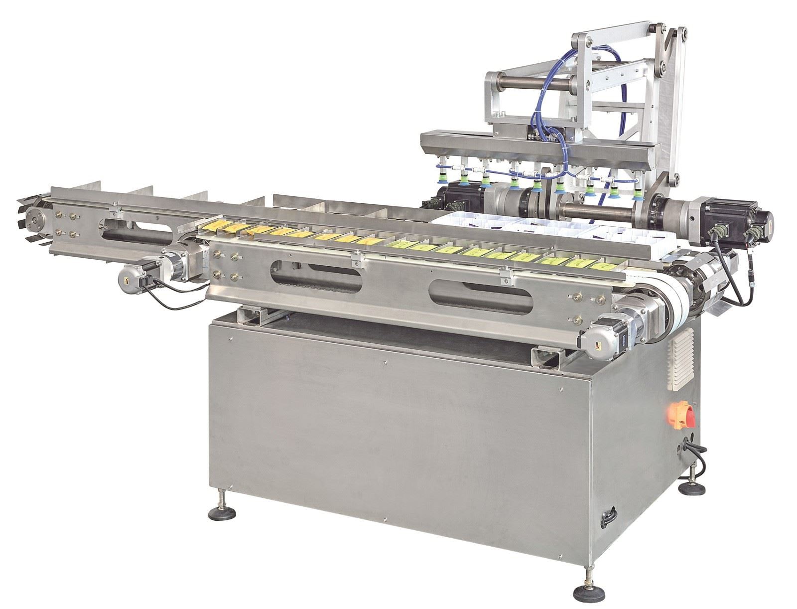 vertical joint robot biscuit packaging with tray robot machine customized China supplier direct sale